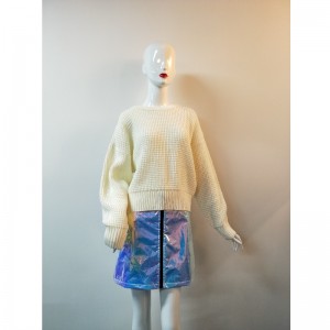 WHITE SWWATER SWEATER RLWS000114F