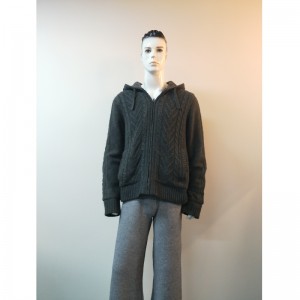 ČERNÝ KNITOVÝ KOŠÍK RLMS0063F